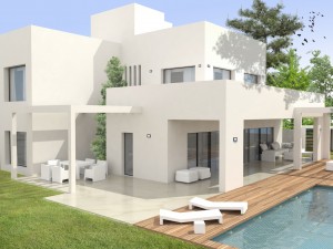 NEW built MODERN villa project San Pedro beach - 4 bedrooms -4 bathrooms villa- luxury contemporary style 