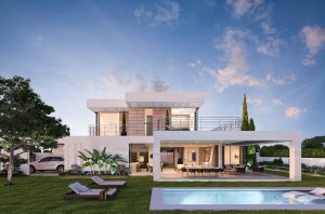 Estepona New ultra Modern Villa project 3-4 bedrooms 850.000 Euro