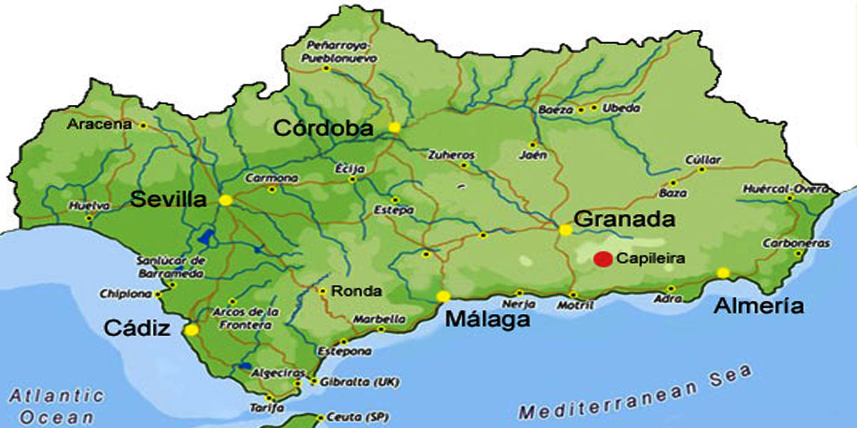 Andalucia Map