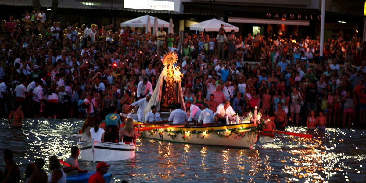 Procession Virgin del Carmen in Estepona