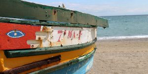 Boat in Estepona Beach