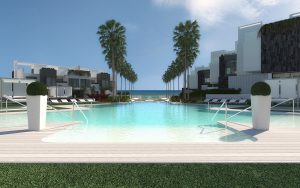 Modern new project Estepona, frontline beach luxury