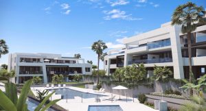 Boutique style modern new project Estepona New golden Mile luxury penthouses and apartments