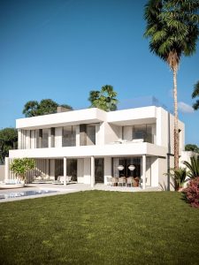Exclusive small villa project New Golden Mile Estepona Living 
